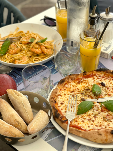 Pâtes fraîches cuisine méditerranéenne au restaurant Le Cosmo Villefranche-sur-Mer